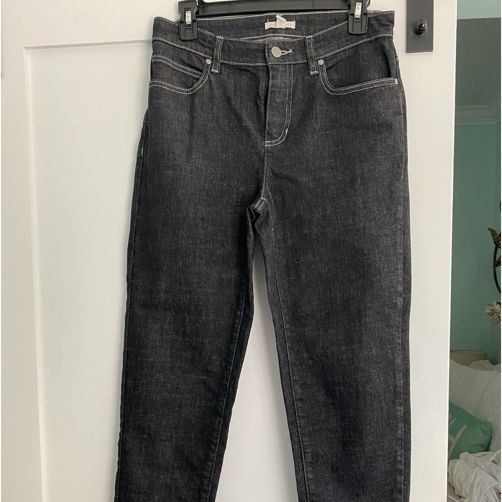 Eileen Fisher Black Wash Jeans Size 2